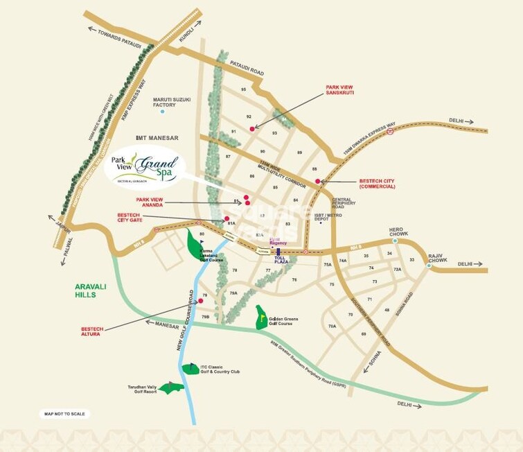 Bestech Park View Grand Spa Location Image