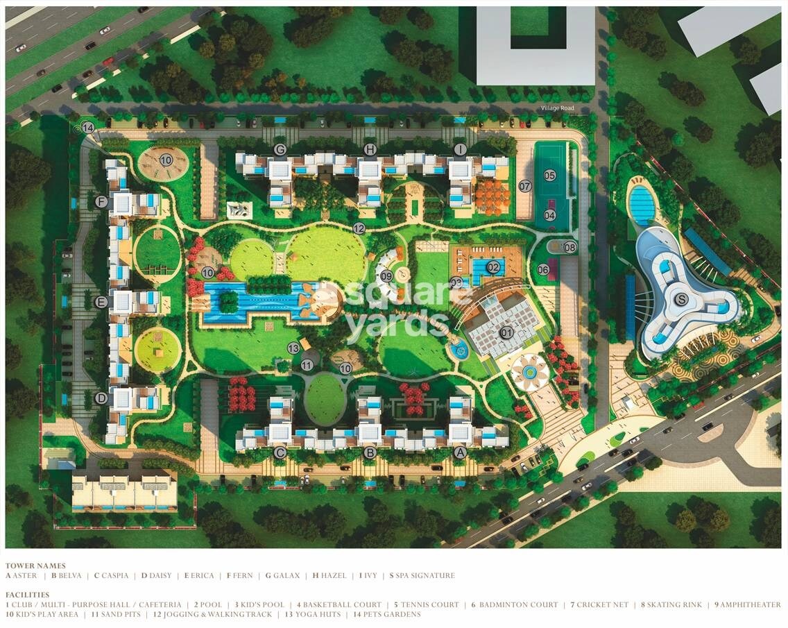 Bestech Park View Grand Spa Master Plan Image
