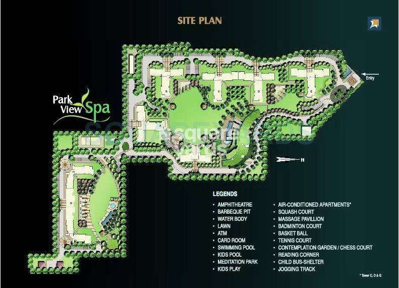 bestech park view spa master plan image1