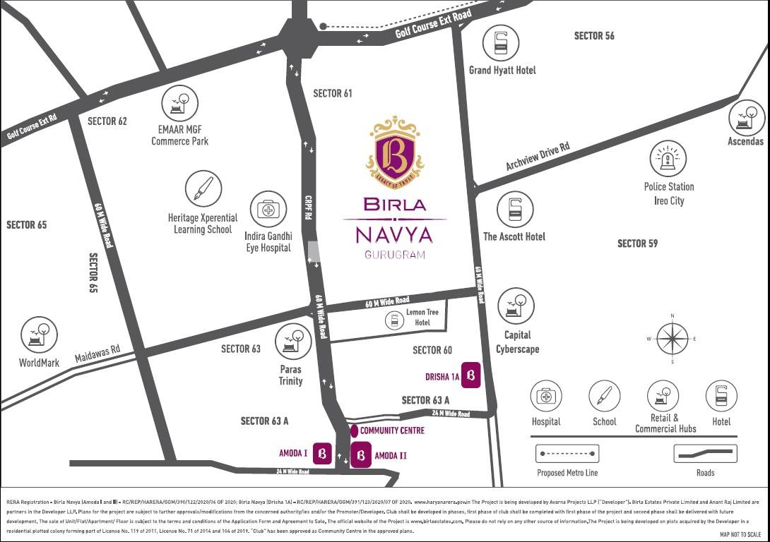 Birla Navya Location Image