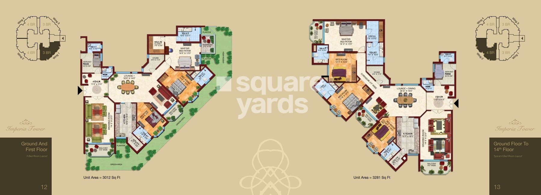 BNB Imperia Tower Floor Plans 2