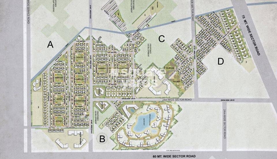 BPTP Amstoria Plot Master Plan 1