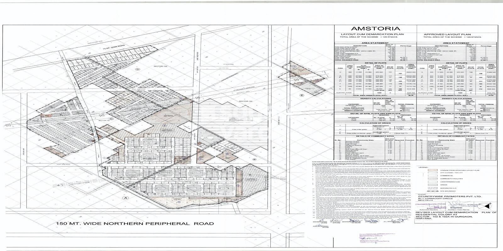 BPTP Amstoria Master Plan Image
