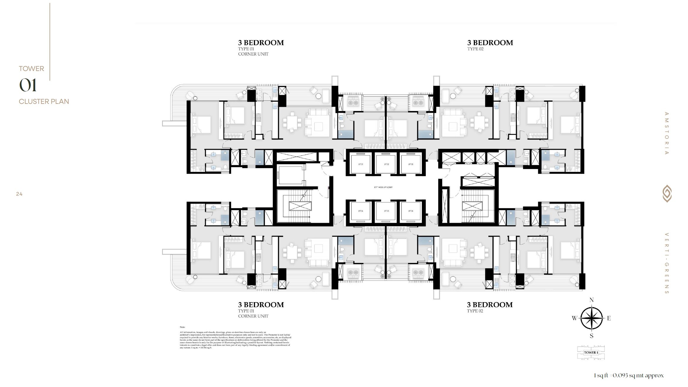 BPTP Amstoria Verti Greens Floor Plans 1