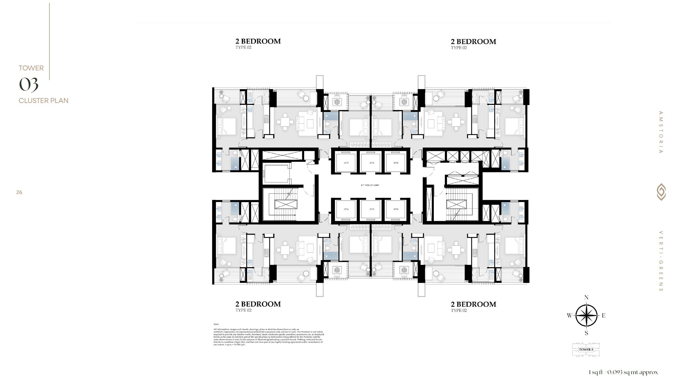 BPTP Amstoria Verti Greens Floor Plans 3