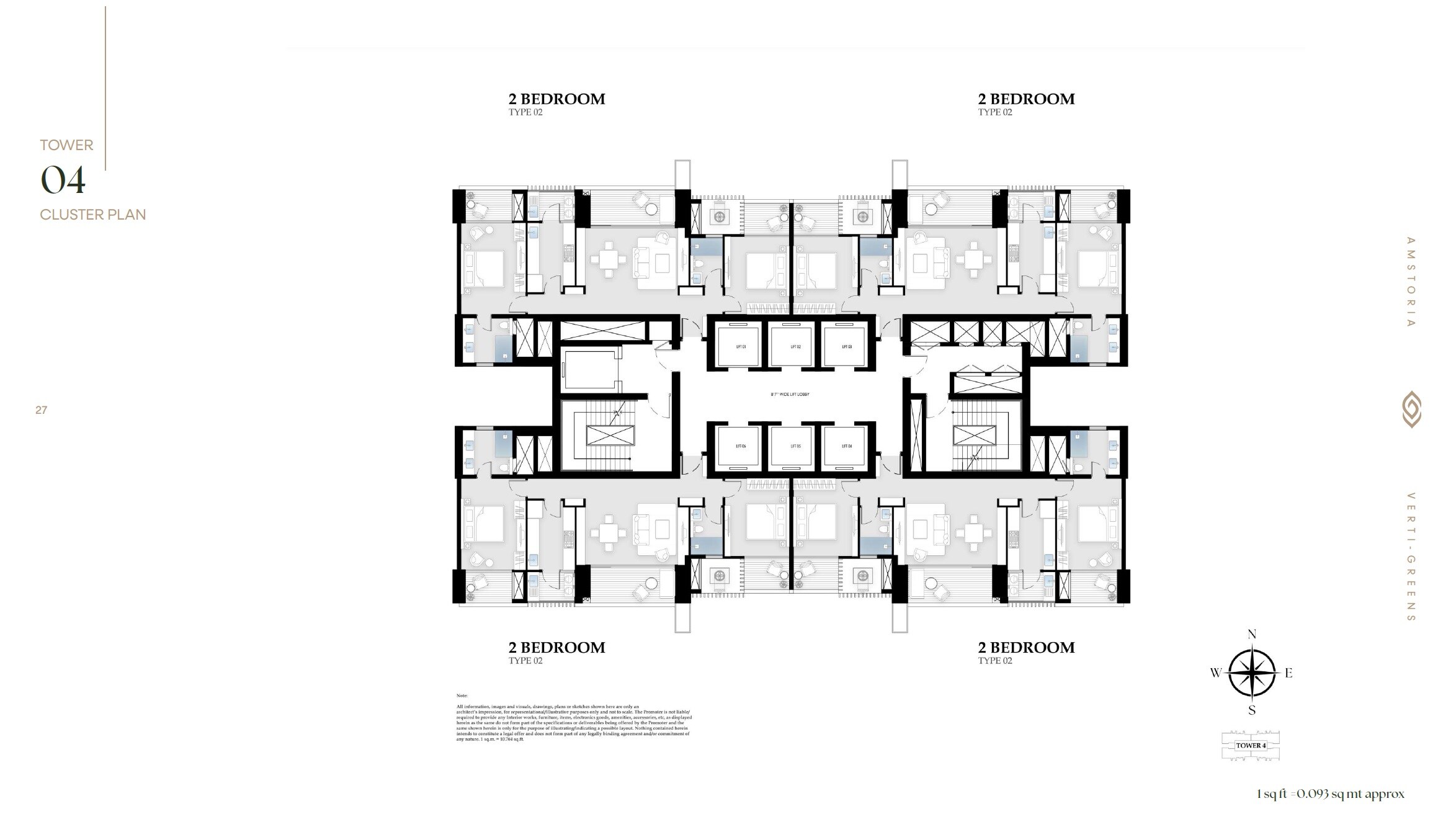 BPTP Amstoria Verti Greens Floor Plans 4