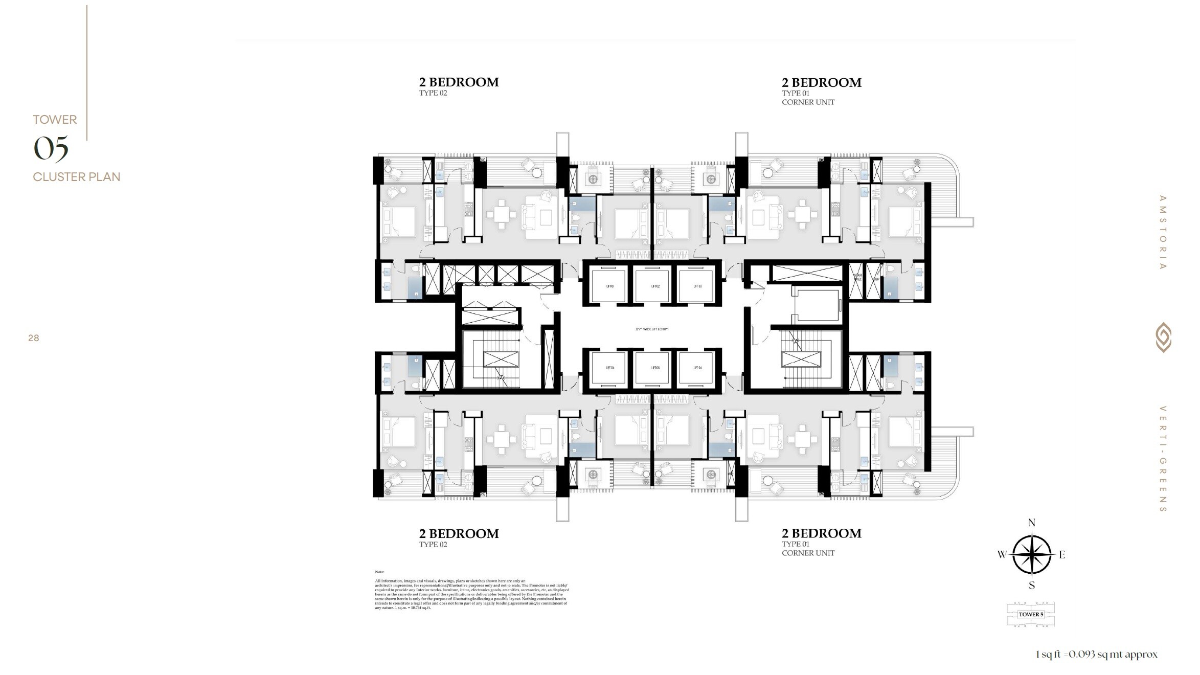 BPTP Amstoria Verti Greens Floor Plans 5