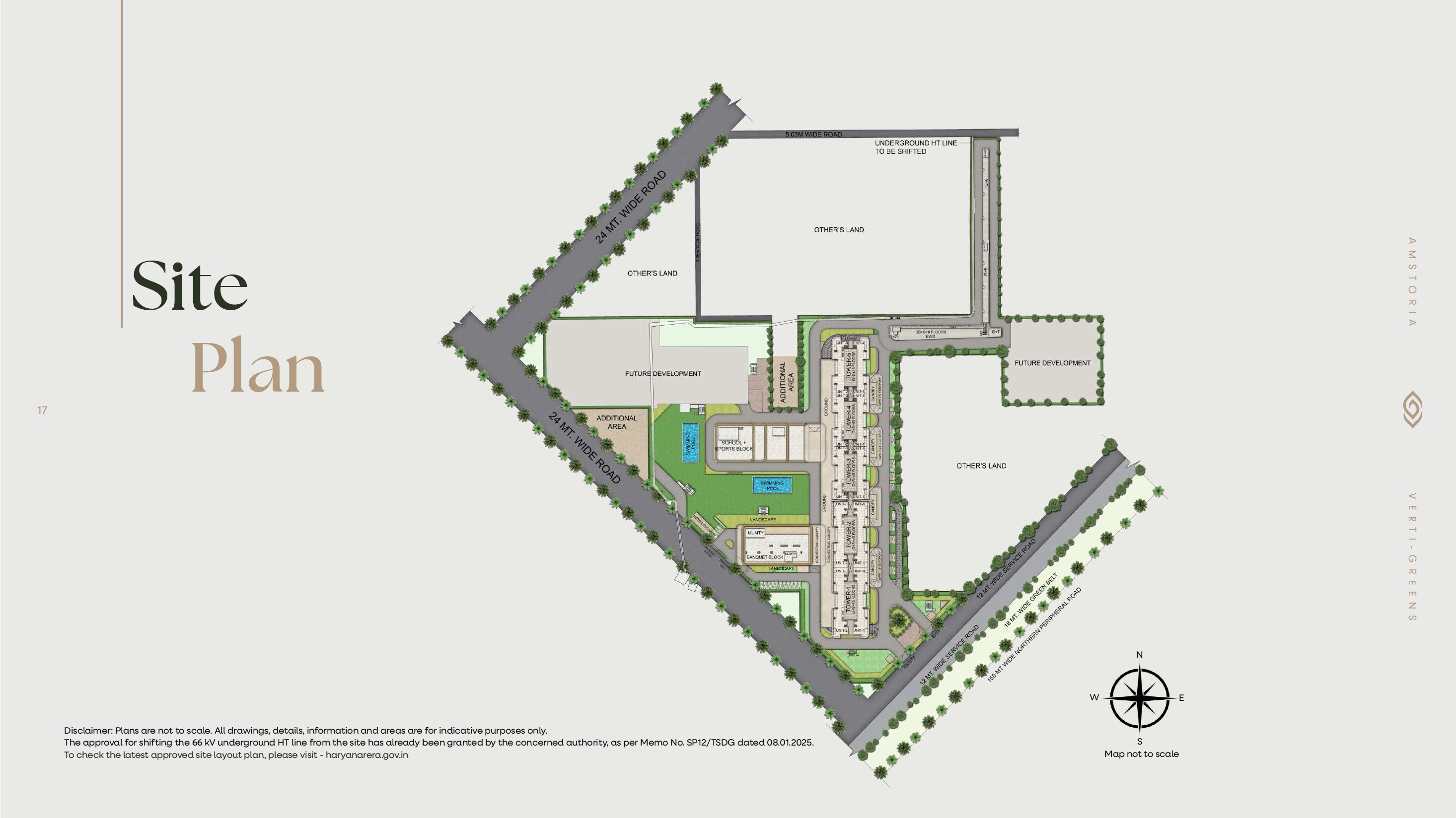 BPTP Amstoria Verti Greens Master Plan Image