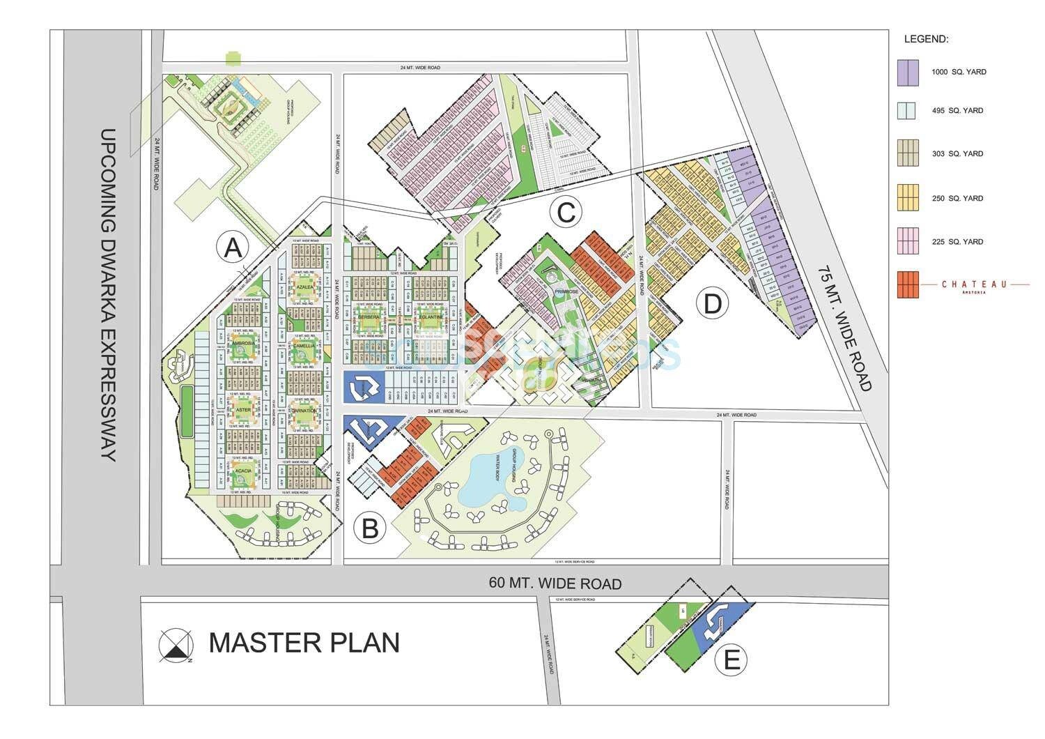 BPTP Chateau Villa Master Plan 1