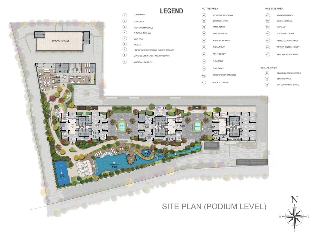 BPTP Downtown 66 Master Plan Image 1
