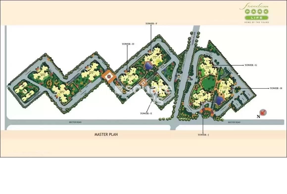 BPTP Freedom Park Life Master Plan Image
