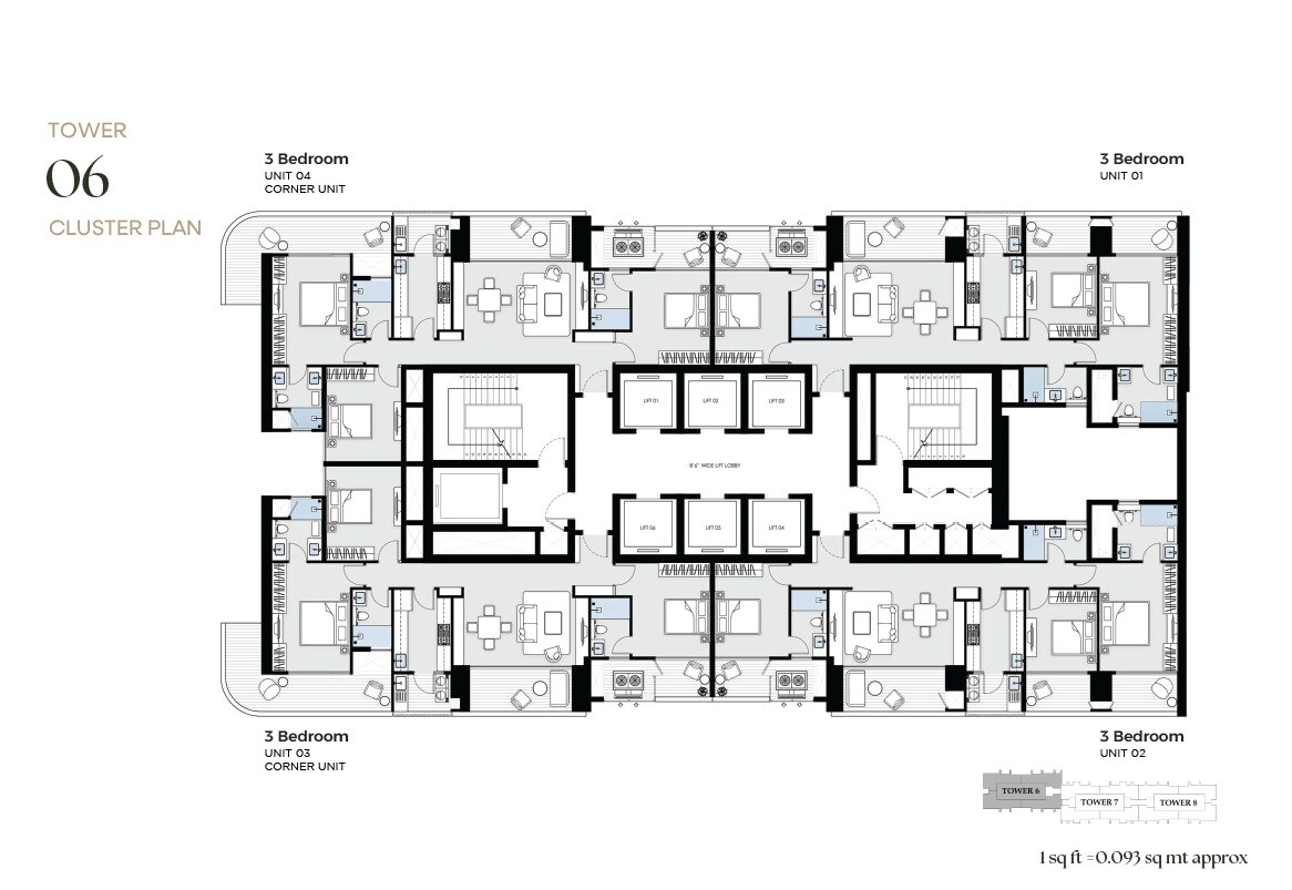 BPTP GAIA Residences Floor Plans 1