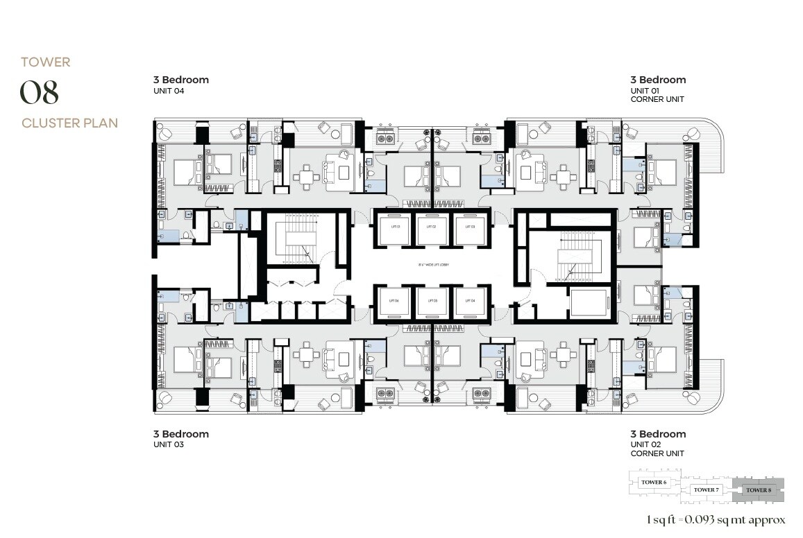 BPTP GAIA Residences Floor Plans 2
