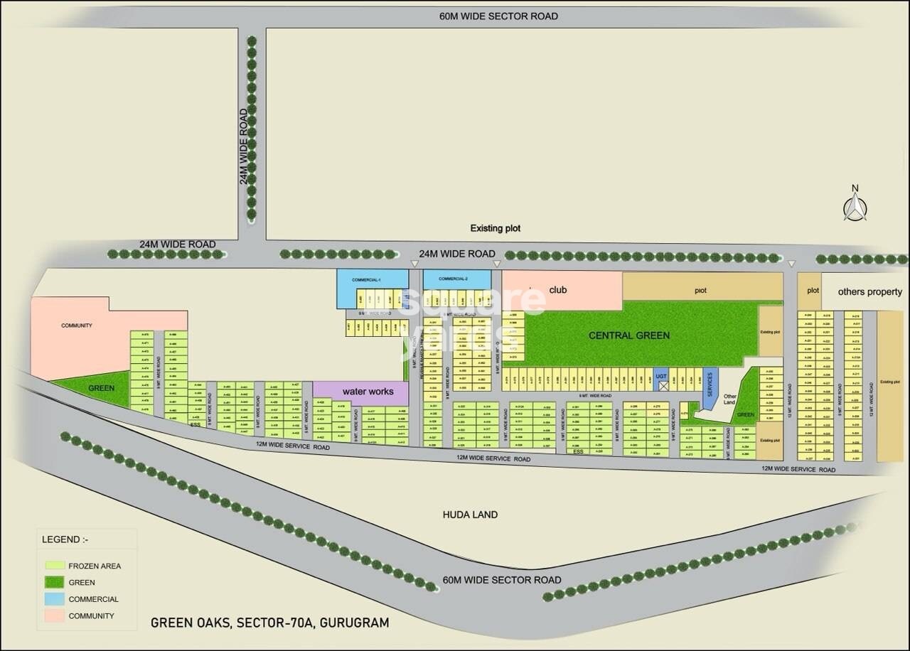 BPTP Green Oaks Master Plan Image