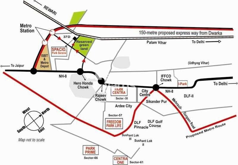 BPTP Spacio Location Image