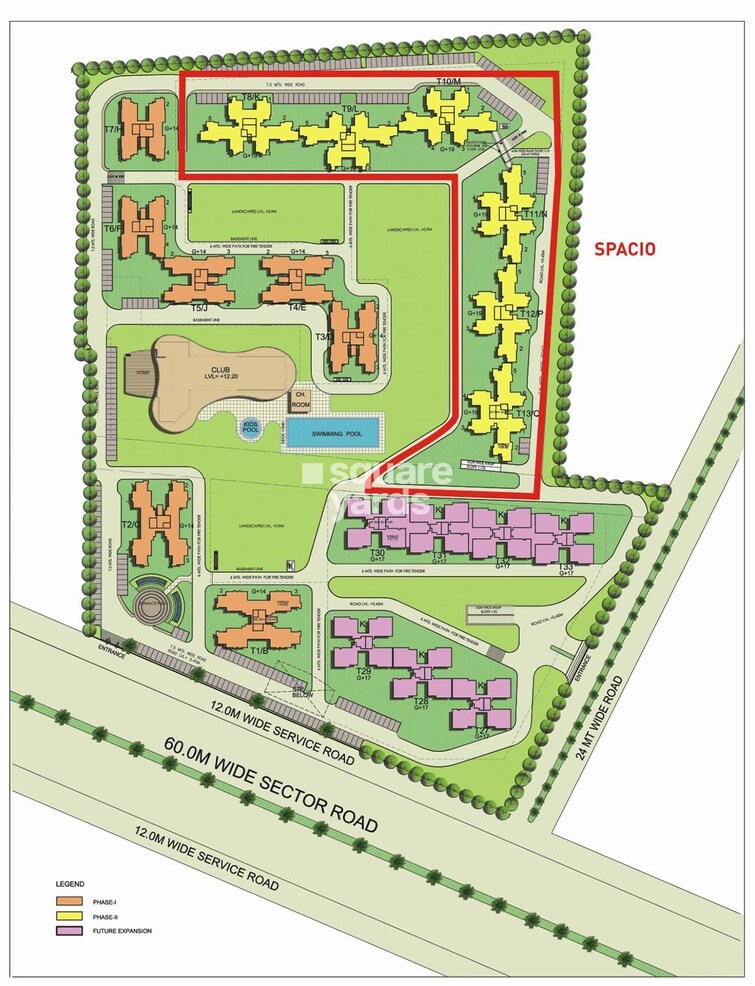 BPTP Spacio Master Plan Image
