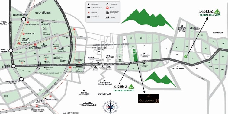 Breez Flora Avenue 33 Location Image