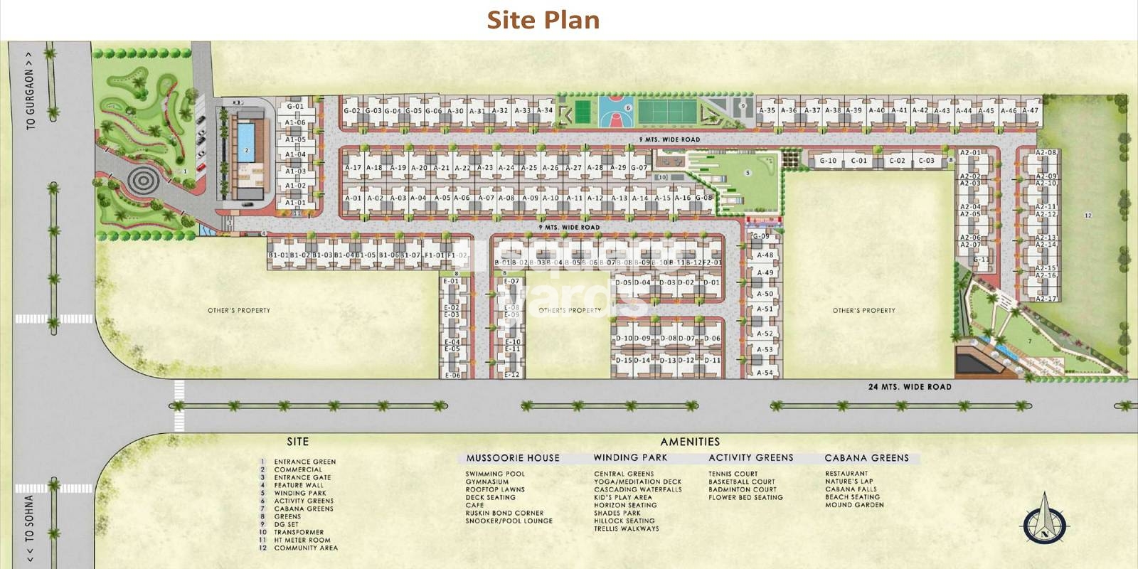 Breez Flora Avenue 33 in Sohna Sector 33, Gurgaon @ 64.50 Lac - Floor ...