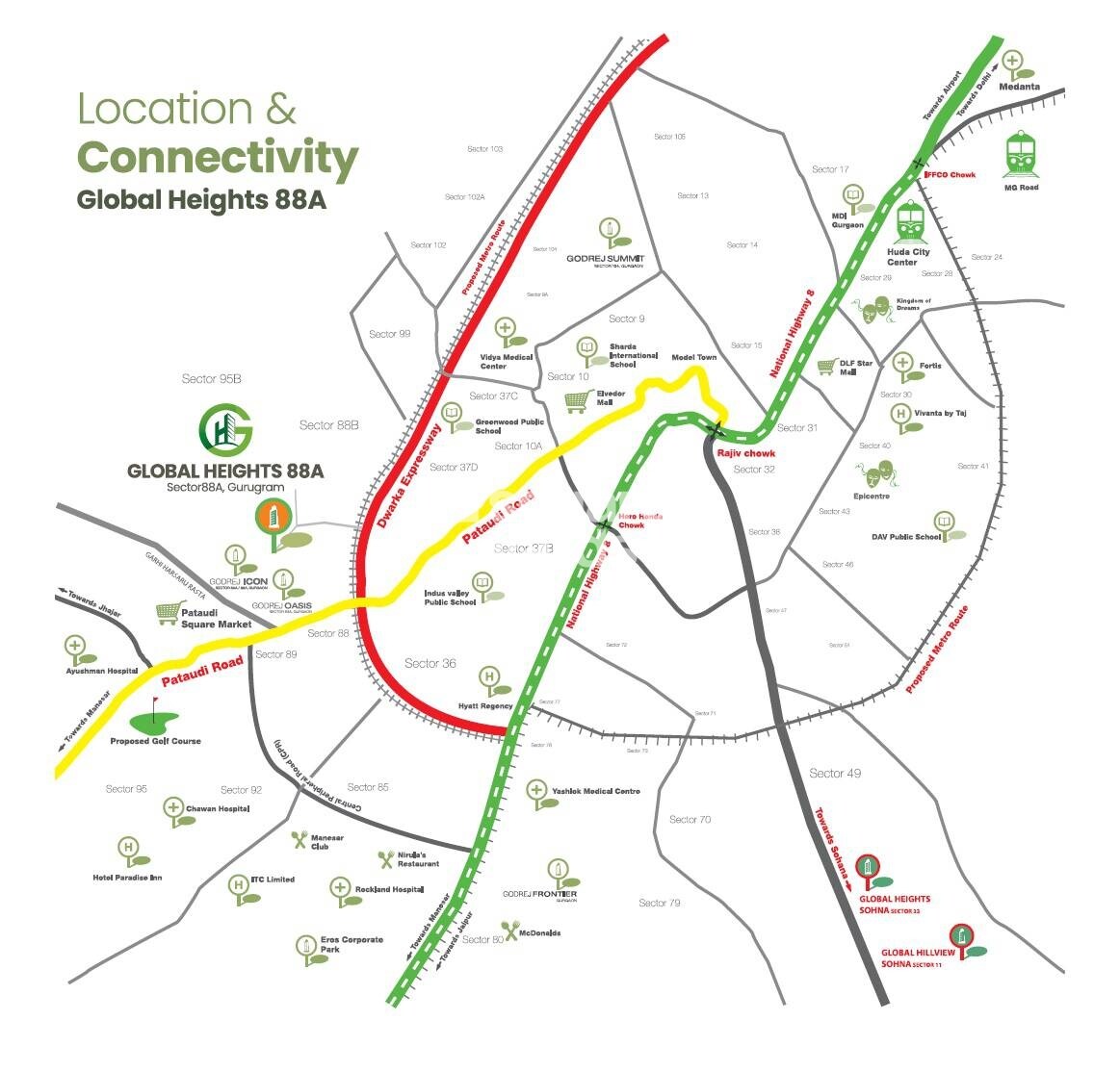 Breez Global Heights 88 Location Image
