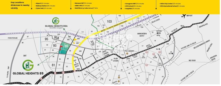 Breez Global Heights 89 Location Image