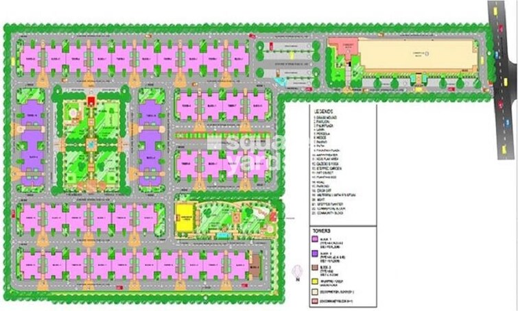Breez Global Heights Master Plan Image