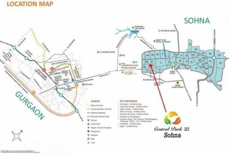 Central Park 3 The Room Location Image