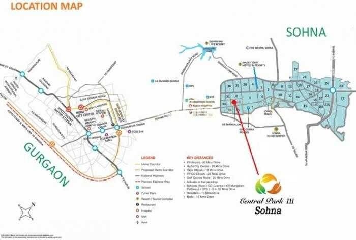 Central Park 3 The Room Location Image