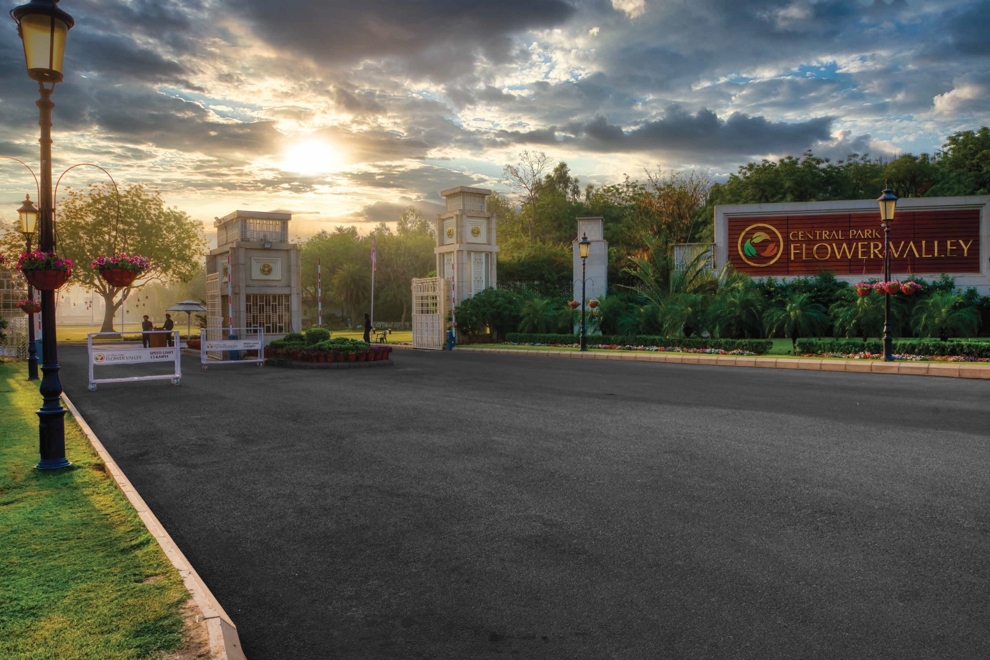 Central Park Bignonia Towers Entrance View