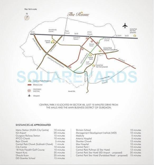 Central Park Resorts Location Image