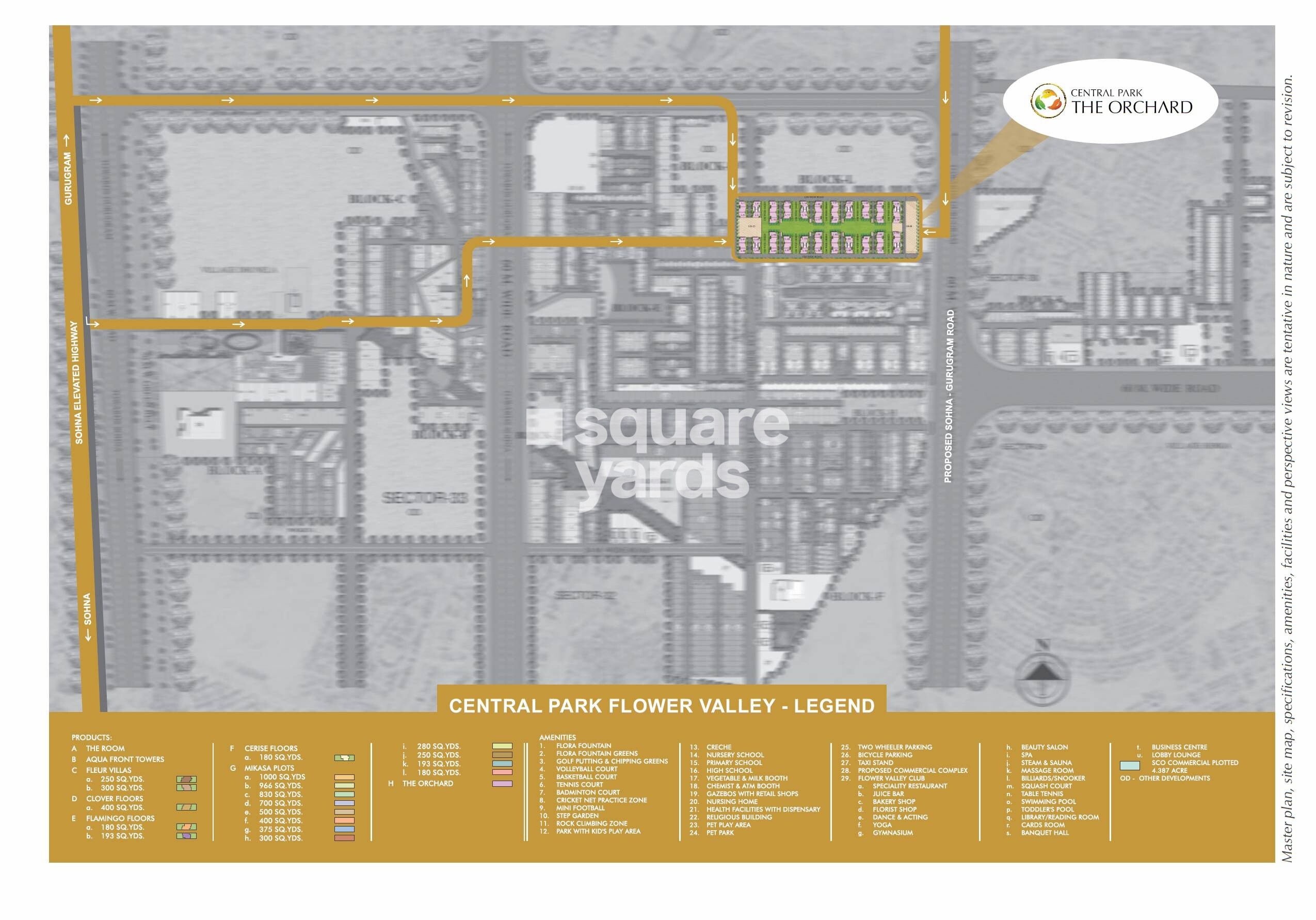 Central Park The Orchard Master Plan Image 2