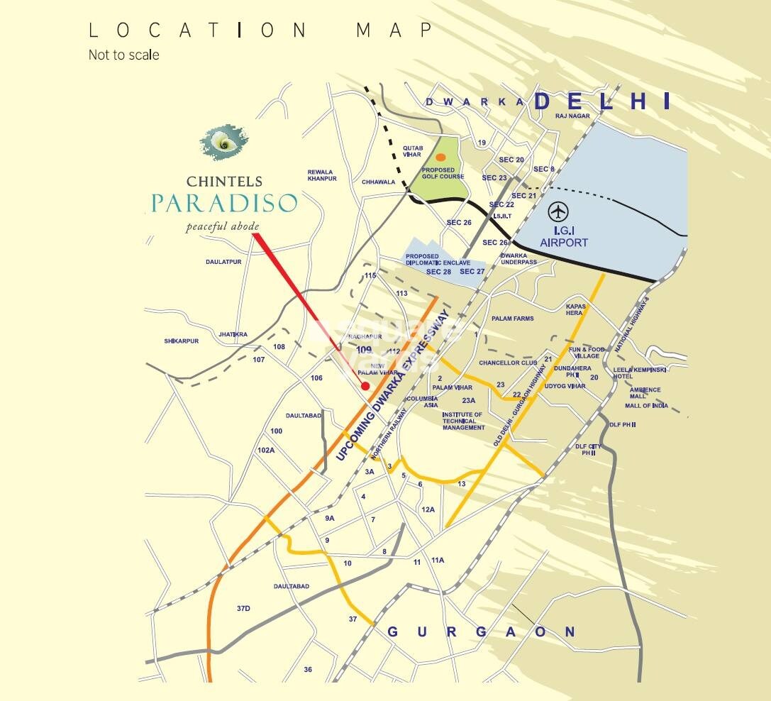 Chintels Paradiso Location Image