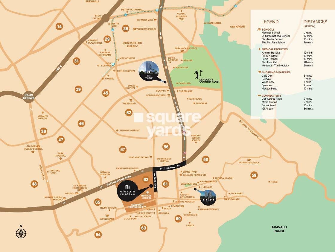 Conscient Hines Elevate Reserve Location Image