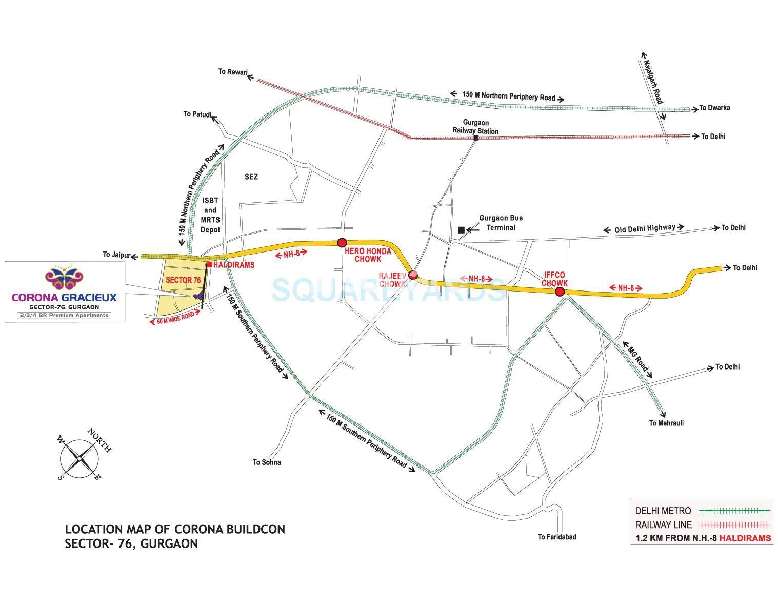 Corona Graceiux Location Image