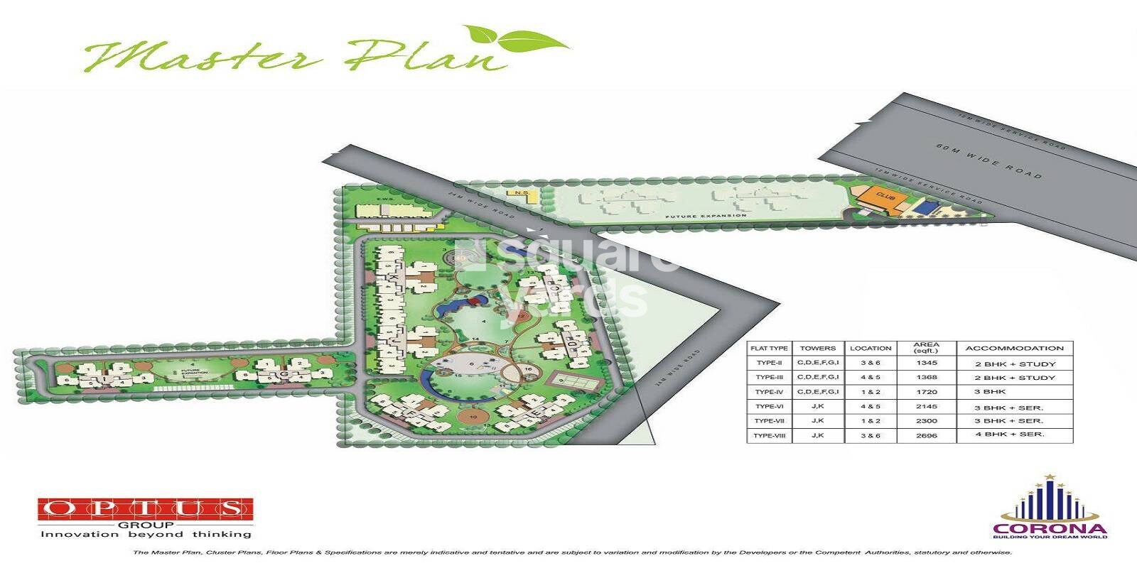 Corona Optus Master Plan Image