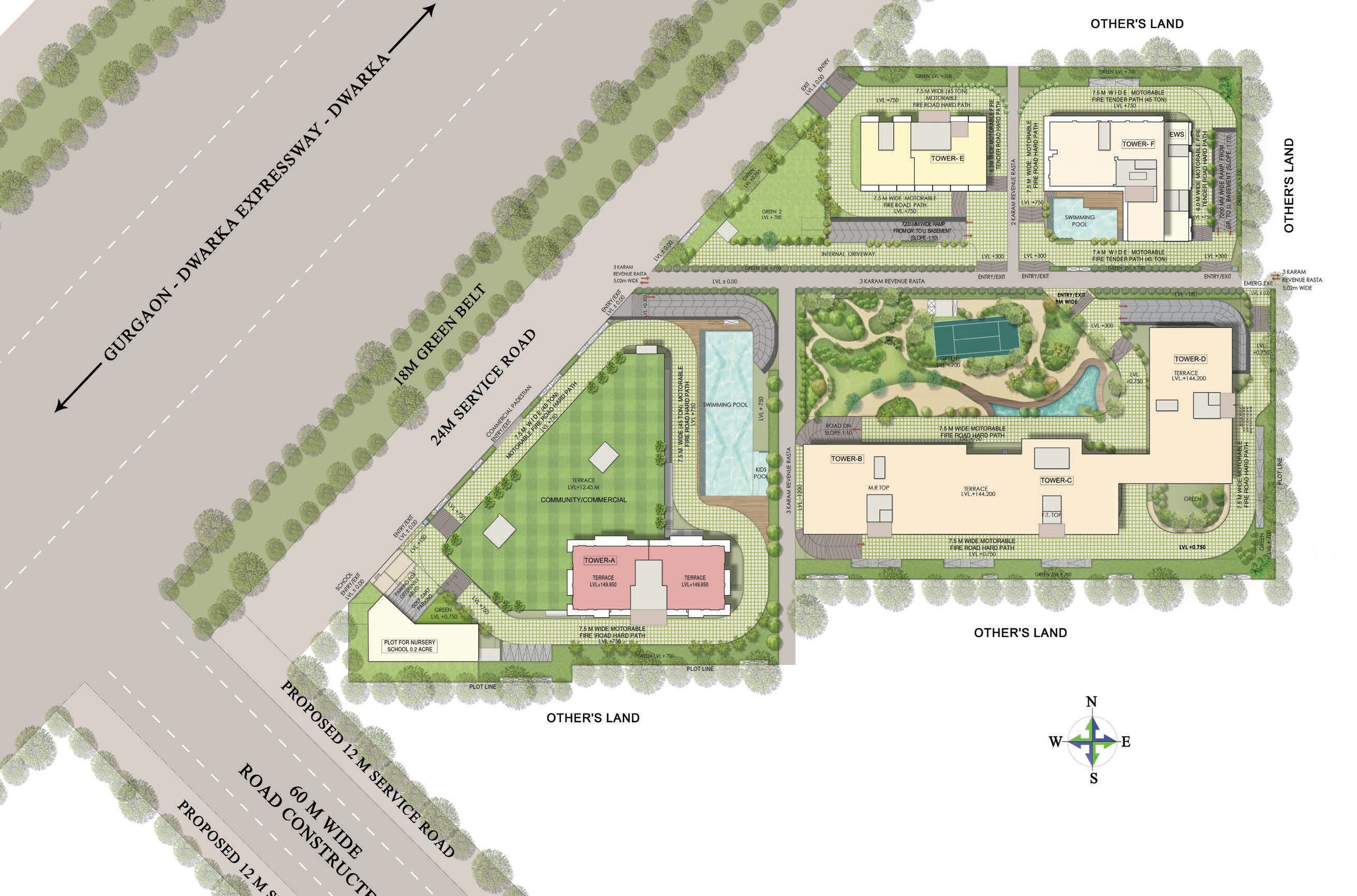 Delphine Central Park Estates Master Plan Image