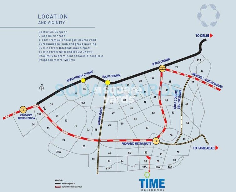 Dhoot Time Residency Location Image