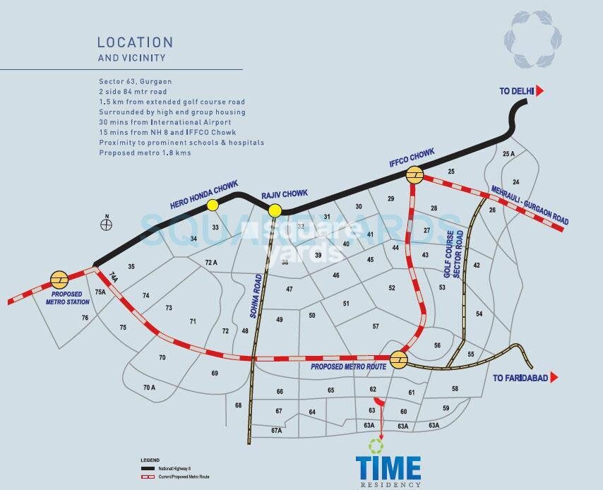 Dhoot Time Residency Location Image