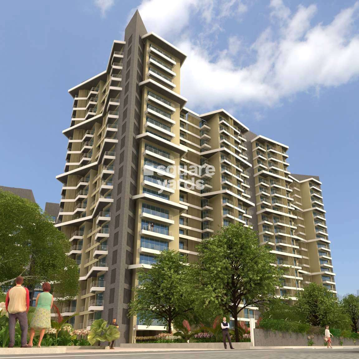 dhoot time residency project tower view1