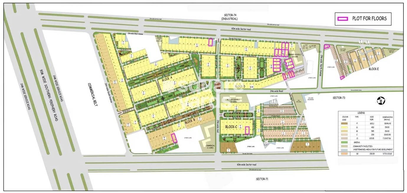 DLF Alameda Independent Floors Master Plan Image