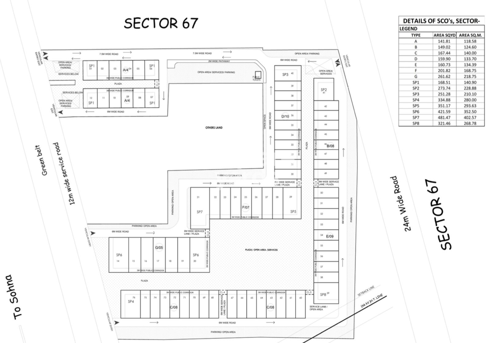 DLF Central 67 Master Plan Image