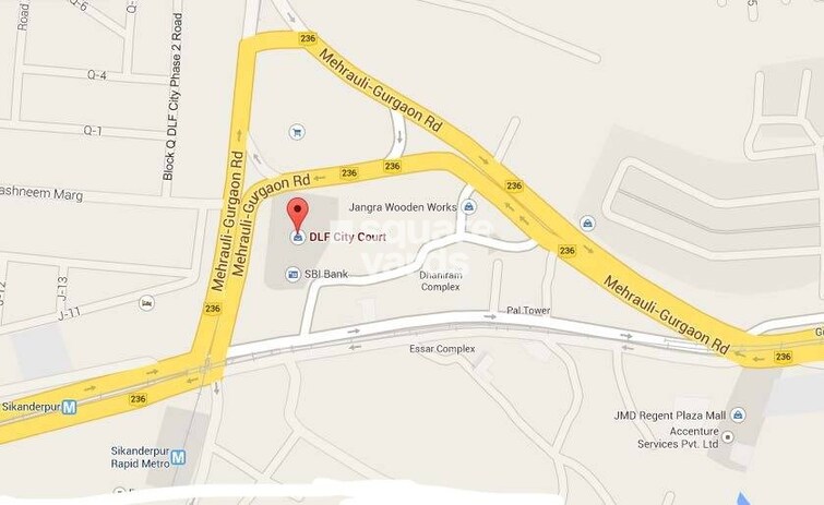 DLF City Court Location Image