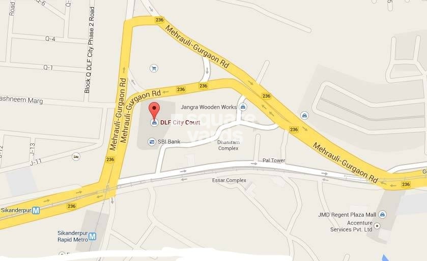 DLF City Court Location Image
