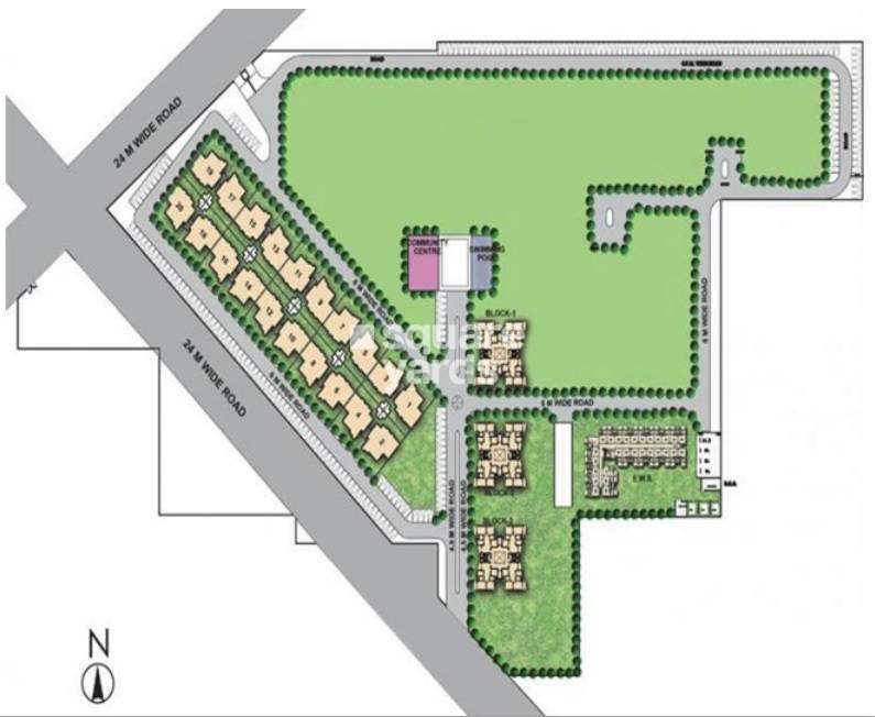 dlf exclusive floors project master plan image1