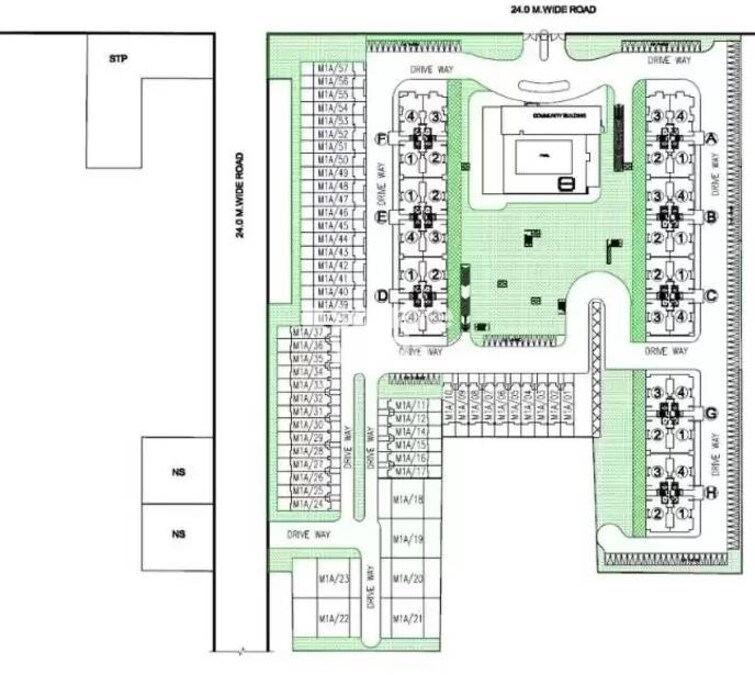 DLF Express Greens Master Plan Image