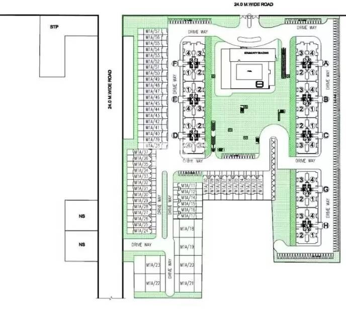 DLF Express Greens Master Plan Image