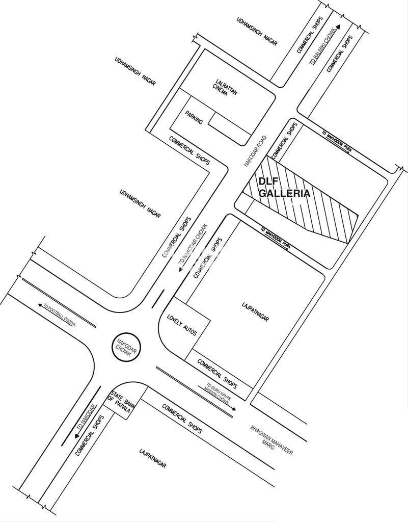 DLF Galleria Tower Location Image