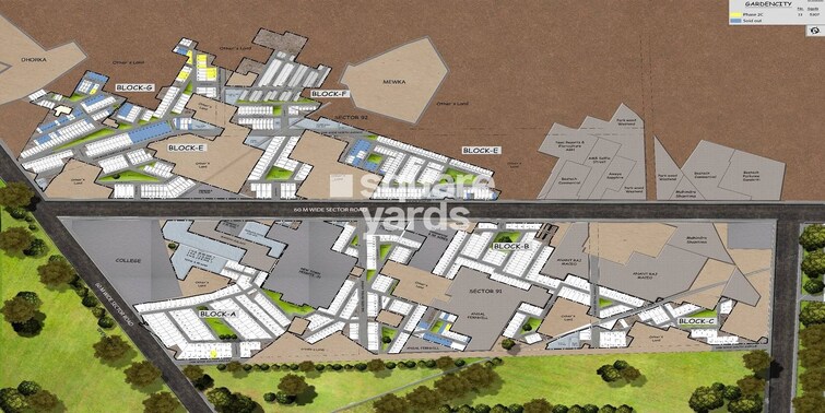DLF Garden City Independent Floors Master Plan Image