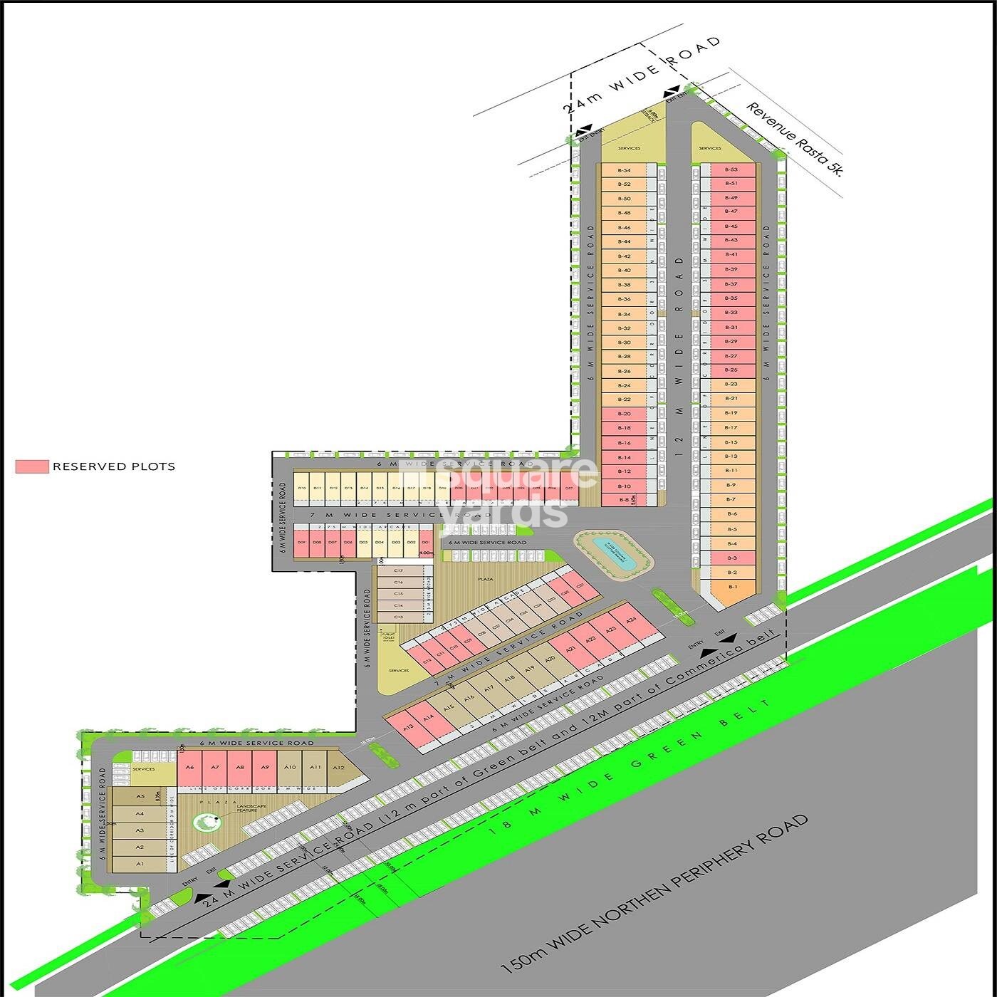 DLF Gardencity Central Master Plan 1