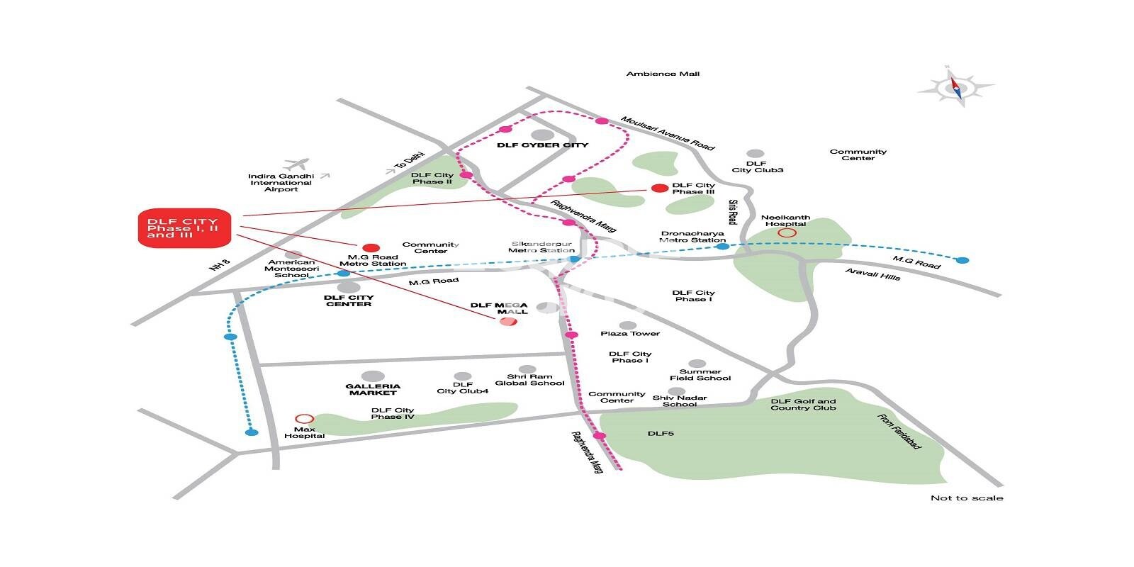 DLF Independent Floors Location Image