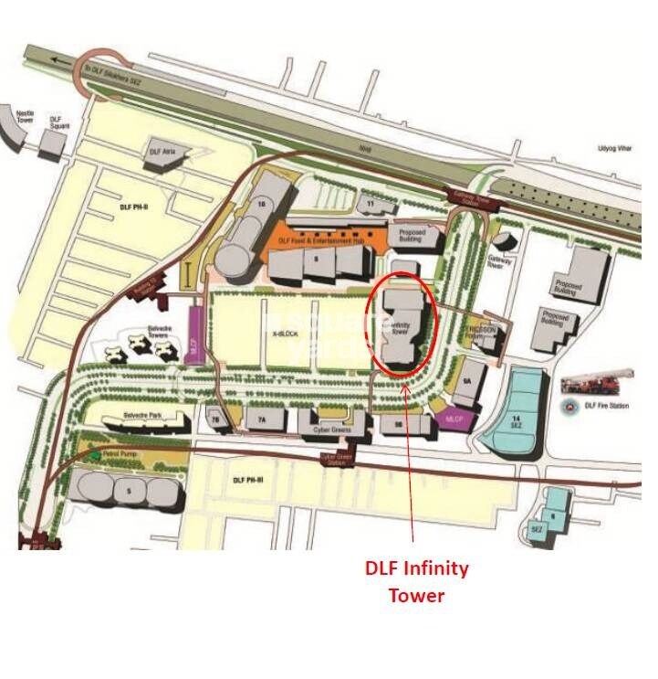 DLF Infinity Towers Master Plan 1